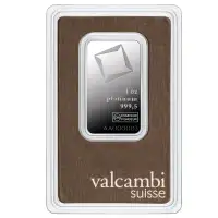  1oz Valcambi Platinum Minted Tablet