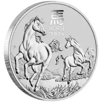  2026 5oz Perth Mint Silver Lunar Horse