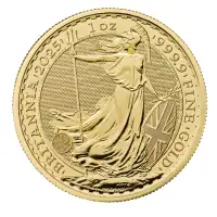  1oz Gold Royal Mint Britannia 9999 Bullion Coin