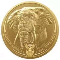  1oz Gold Prestige Bullion Big Five Elephant Minted Coin