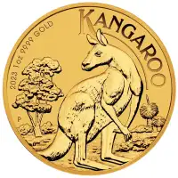  1oz Perth Mint Kangaroo Minted Coin Gold