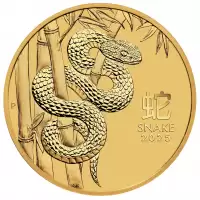 1/10oz Gold Perth Mint Lunar New Year Snake 2025 Coin 9999