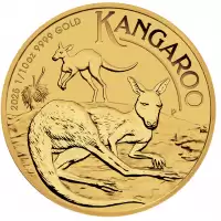 1/10oz Perth Mint Kangaroo Minted Coin Gold