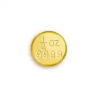  1/2oz ABC Cast Gold Bar 9999 Purity